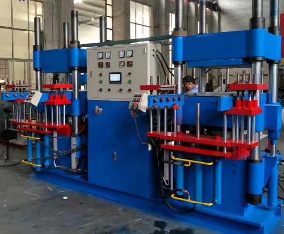 Rubber bushing vulcanization and injection molding process