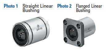 Straight cylinder vs flanged bushing comparison