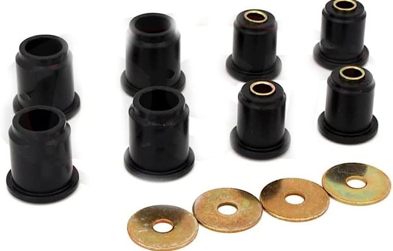 rubber or polyurethane bushings for NVH comfort and vibration isolation