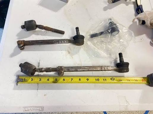 alignment after tie rod replacement old tie rod length comparison