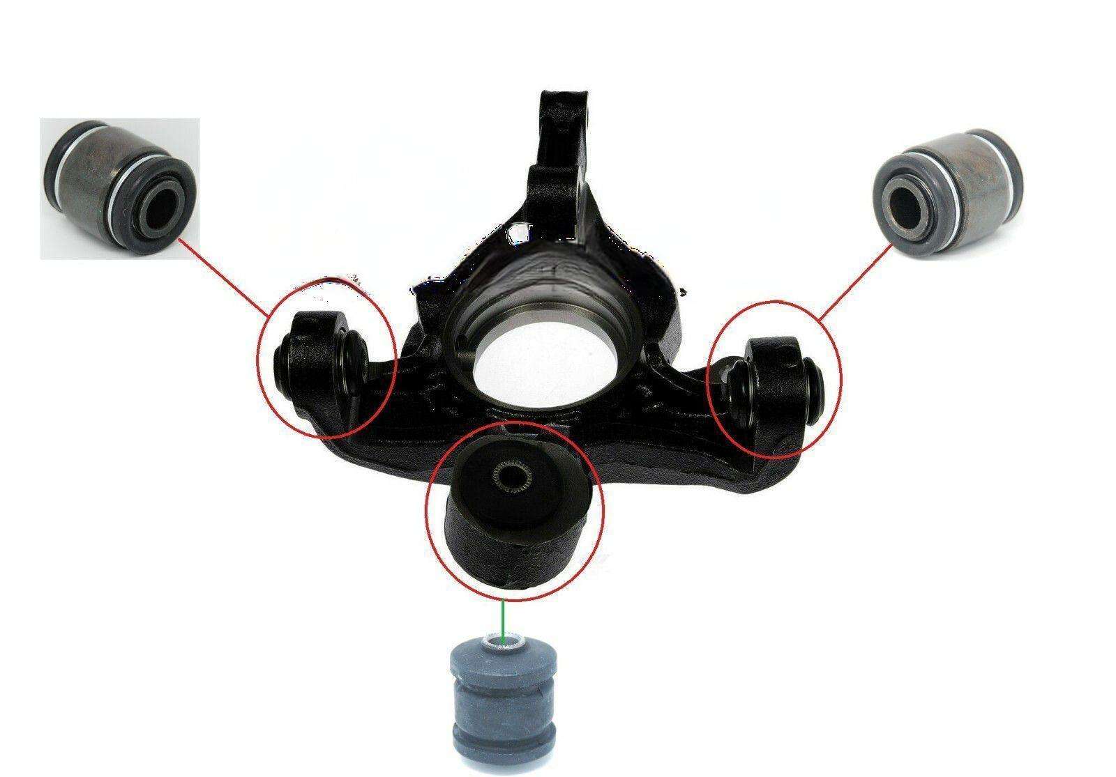 Correct installation at design ride height, followed by four-wheel alignment and post-repair road-test checks.